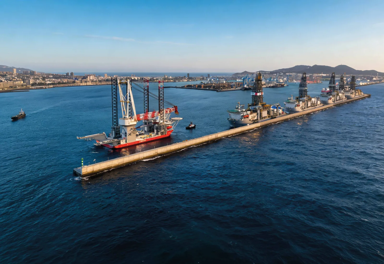 Offshore rigs in Las Palmas